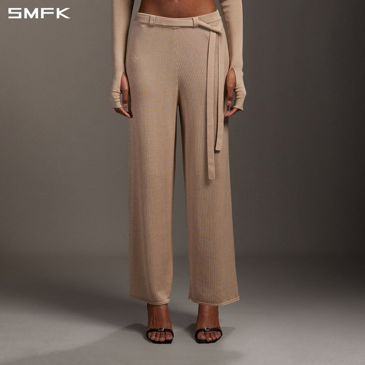 SMFK Myth Seer Strt Knit Pants Tencel+Silk Fresh Skin