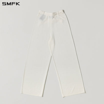 SMFK Myth Seer Strt Knit Pants Tencel+Silk Cloud White