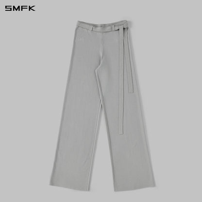 SMFK Myth Siren Evening Flared Knit Pants Lenzing Tencel+Silk+Cotton Glacier Grey