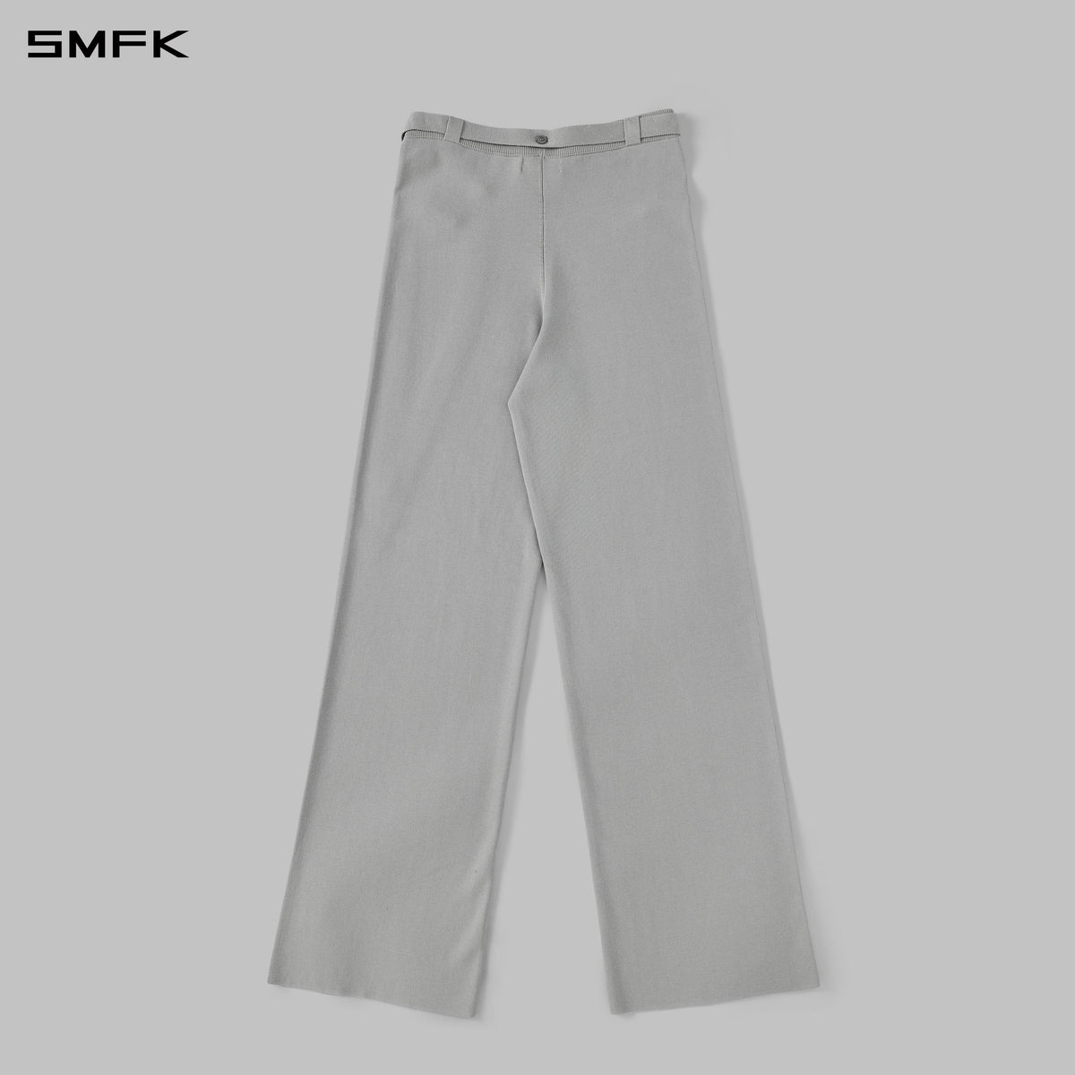 SMFK Myth Siren Evening Flared Knit Pants Lenzing Tencel+Silk+Cotton Glacier Grey