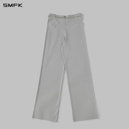 SMFK Myth Siren Evening Flared Knit Pants Lenzing Tencel+Silk+Cotton Glacier Grey