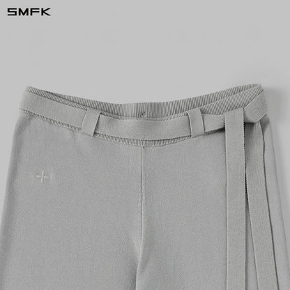 SMFK Myth Siren Evening Flared Knit Pants Lenzing Tencel+Silk+Cotton Glacier Grey