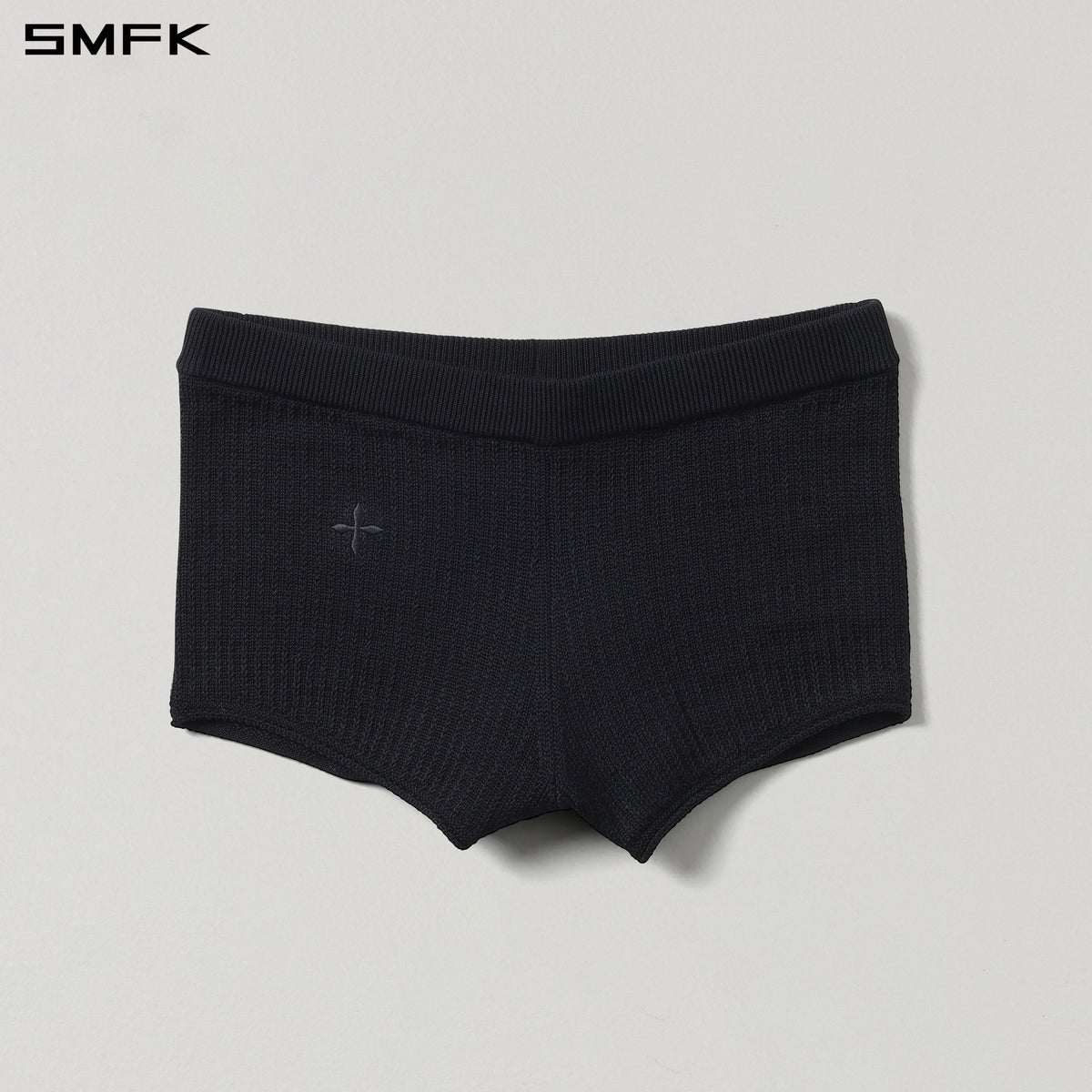 SMFK Myth Seer Strt Knit Shorts Tencel+Silk Wild Black