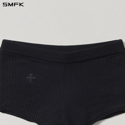 SMFK Myth Seer Strt Knit Shorts Tencel+Silk Wild Black