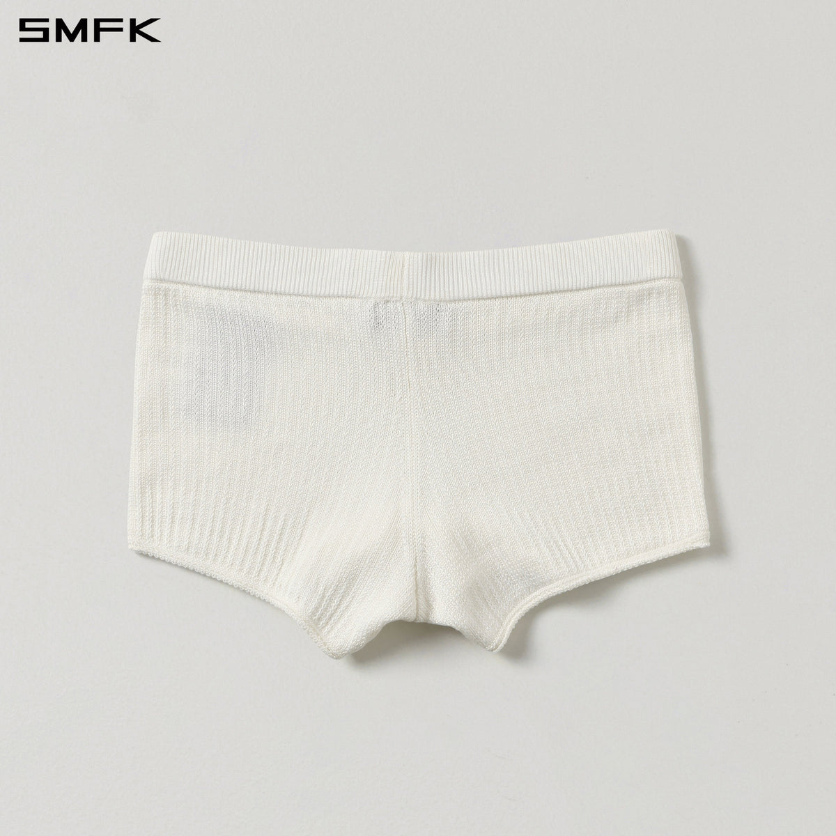 SMFK Myth Seer Strt Knit Shorts Tencel+Silk Cloud White