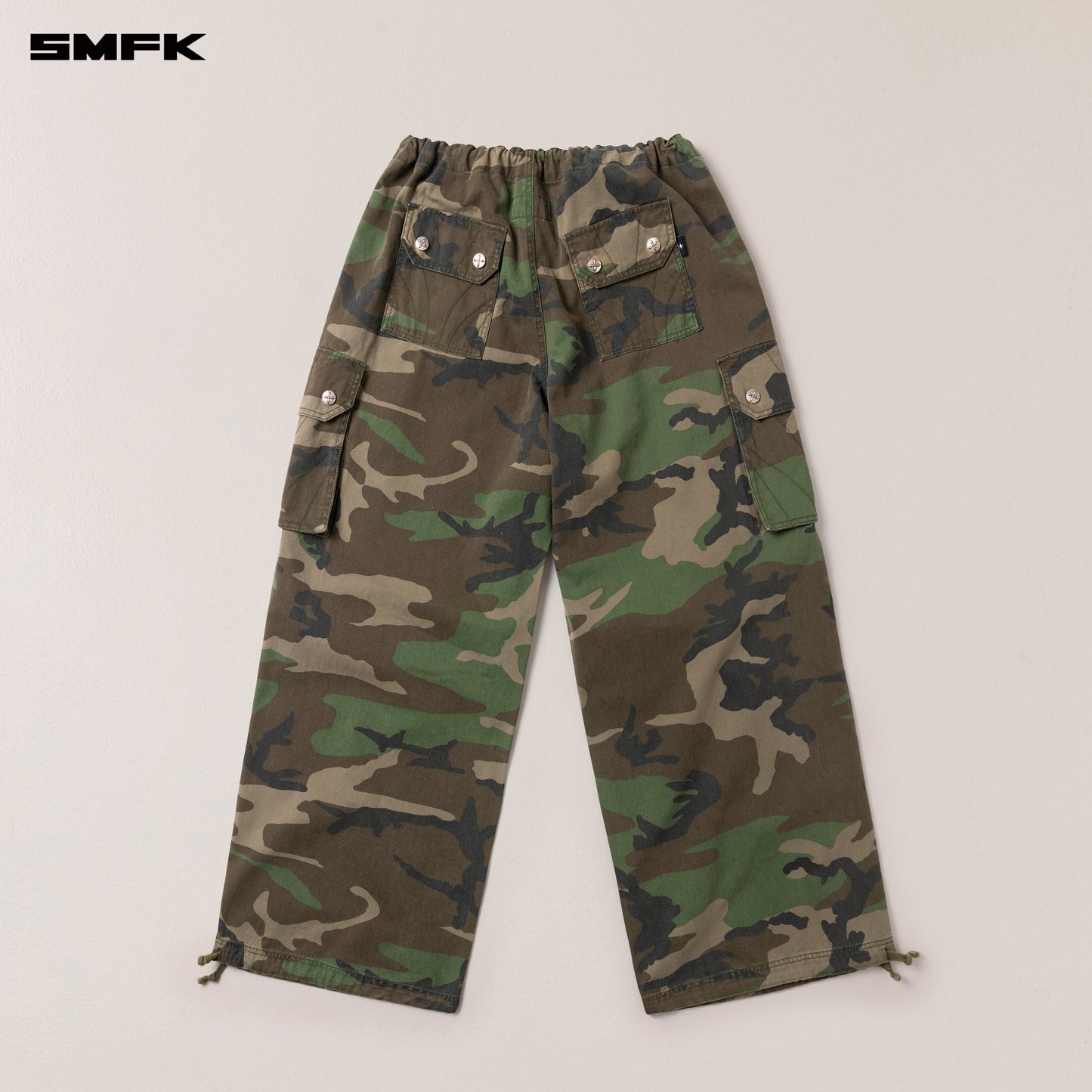 SMFK Compass Retro Camo Para Pants Army Green Camouflage
