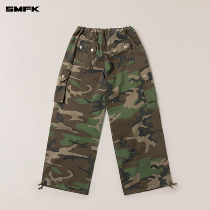 SMFK Compass Retro Camo Para Pants Army Green Camouflage