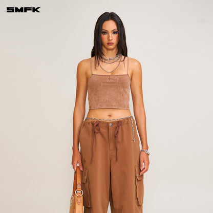 SMFK Compass Retro Para Pants Wild Horse Brown