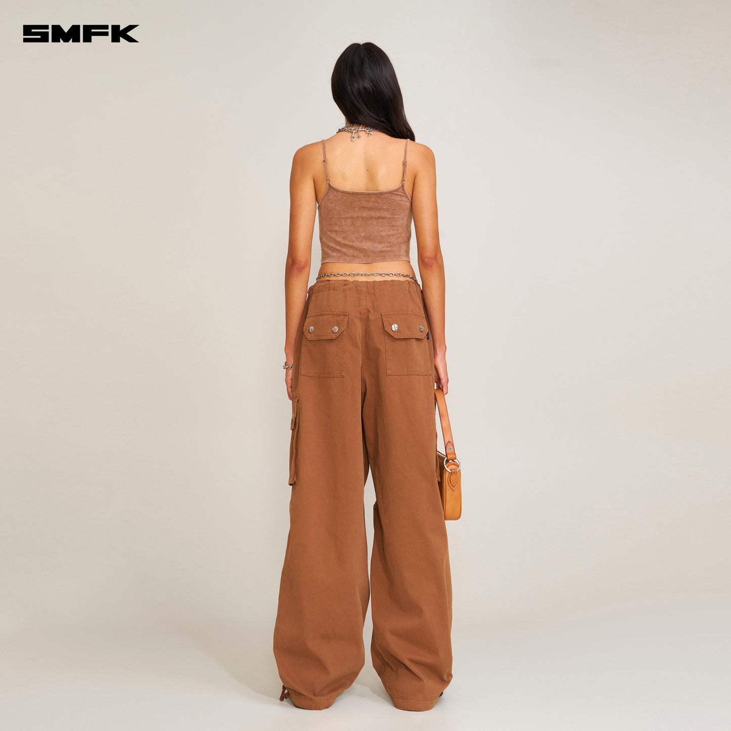 SMFK Compass Retro Para Pants Wild Horse Brown