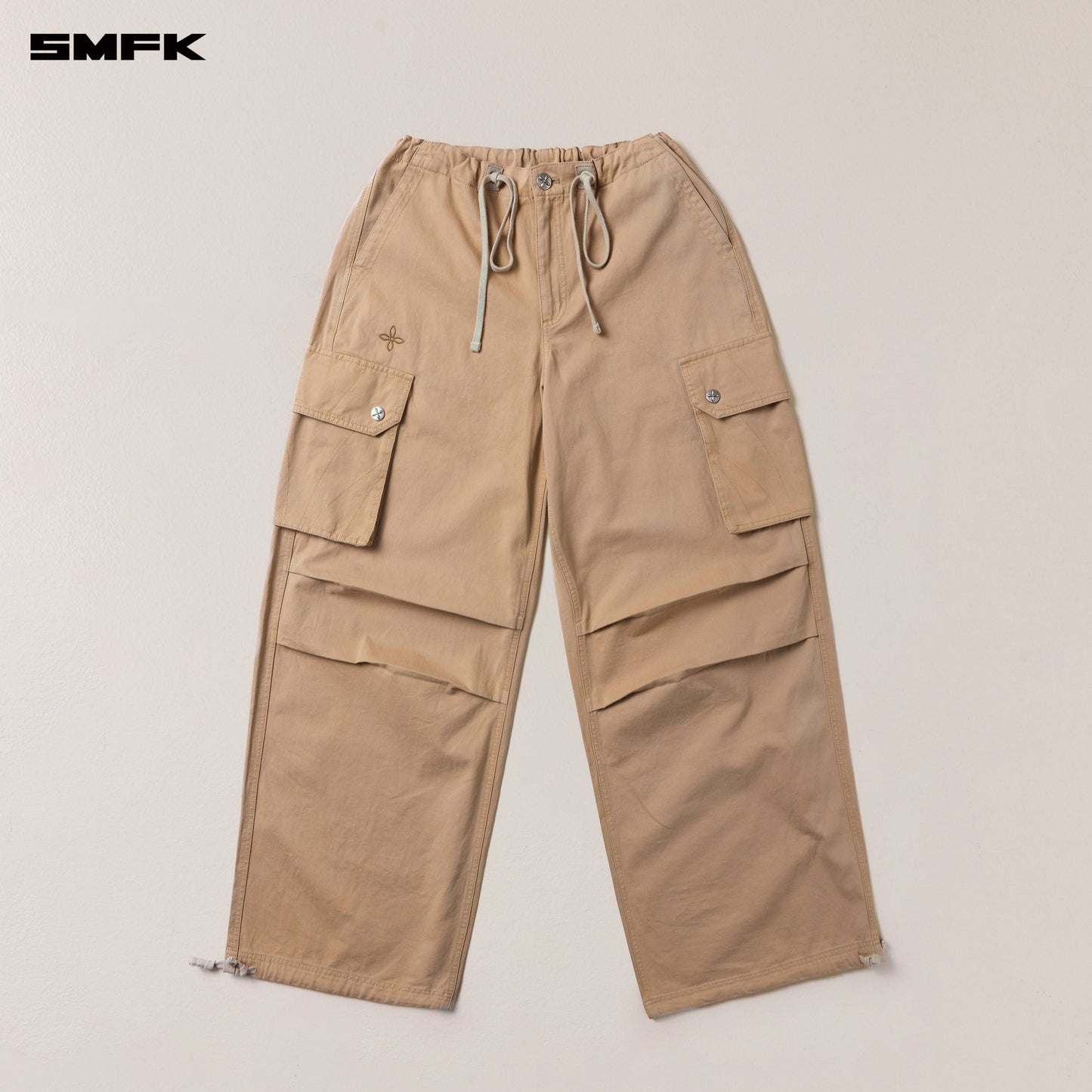 SMFK Compass Retro Para Pants Sand