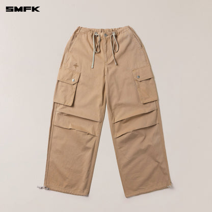 SMFK Compass Retro Para Pants Sand