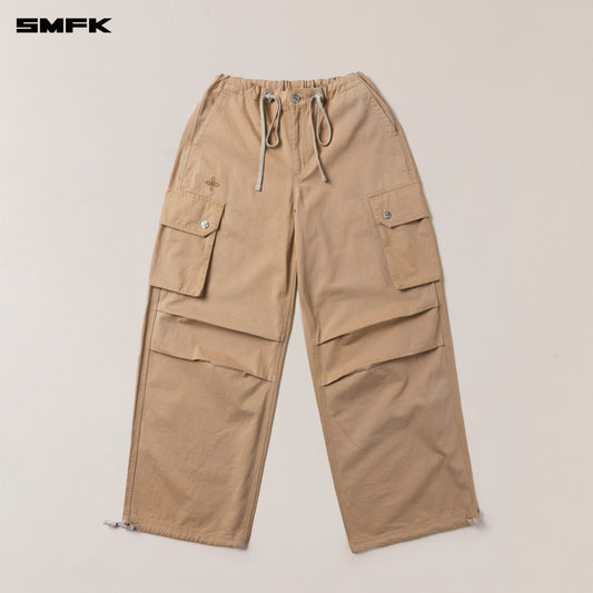 SMFK Compass Retro Para Pants Sand