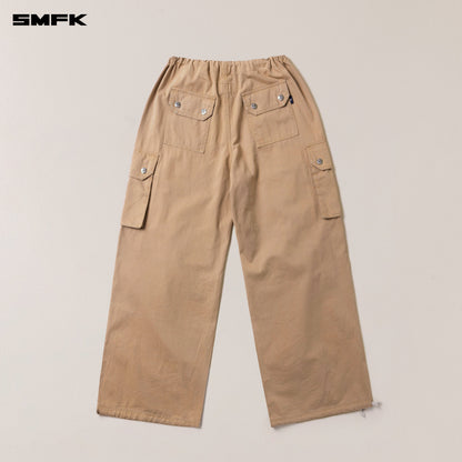 SMFK Compass Retro Para Pants Sand