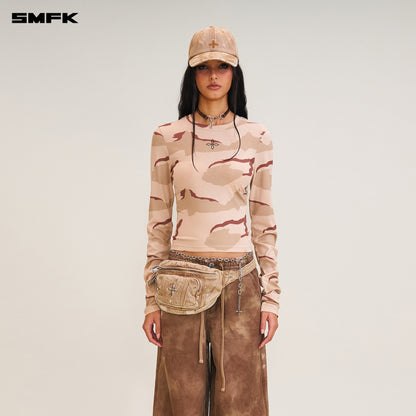 SMFK Rage Wild Origin Handcraft Tower Sports Cargo Pants Wild Horse Brown