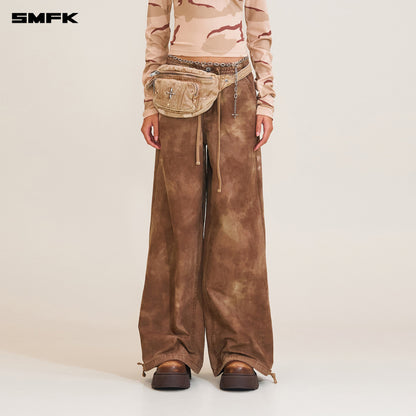 SMFK Rage Wild Origin Handcraft Tower Sports Cargo Pants Wild Horse Brown
