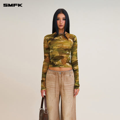 SMFK Rage Wild Origin Handcraft Tower Sports Cargo Pants Wild Cowboy Brown