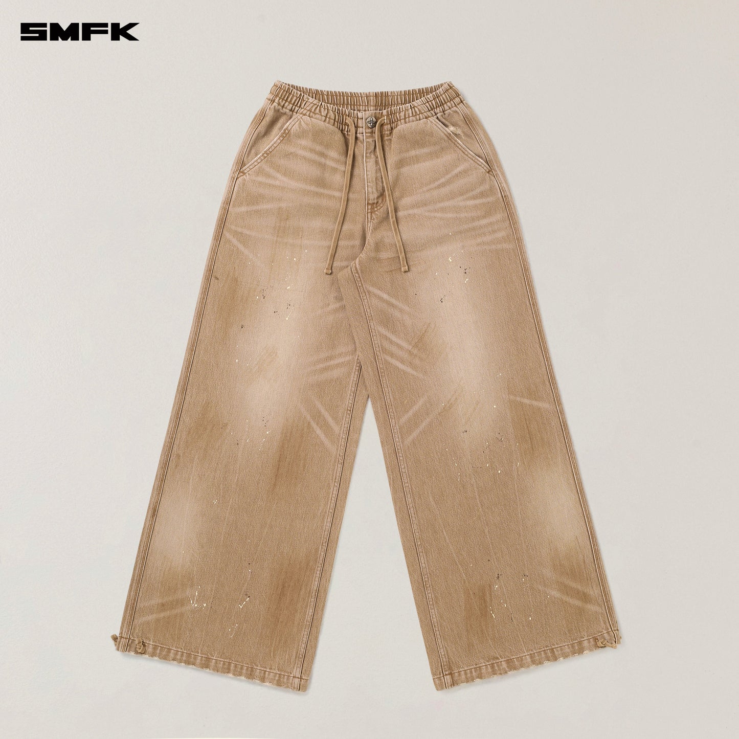 SMFK Rage Wild Origin Handcraft Tower Sports Cargo Pants Wild Cowboy Brown