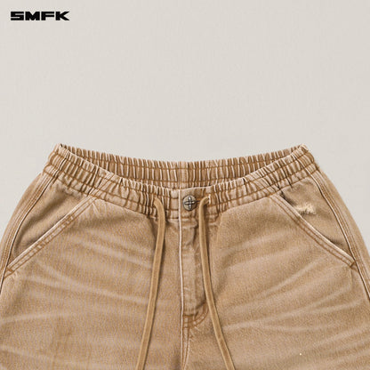 SMFK Rage Wild Origin Handcraft Tower Sports Cargo Pants Wild Cowboy Brown