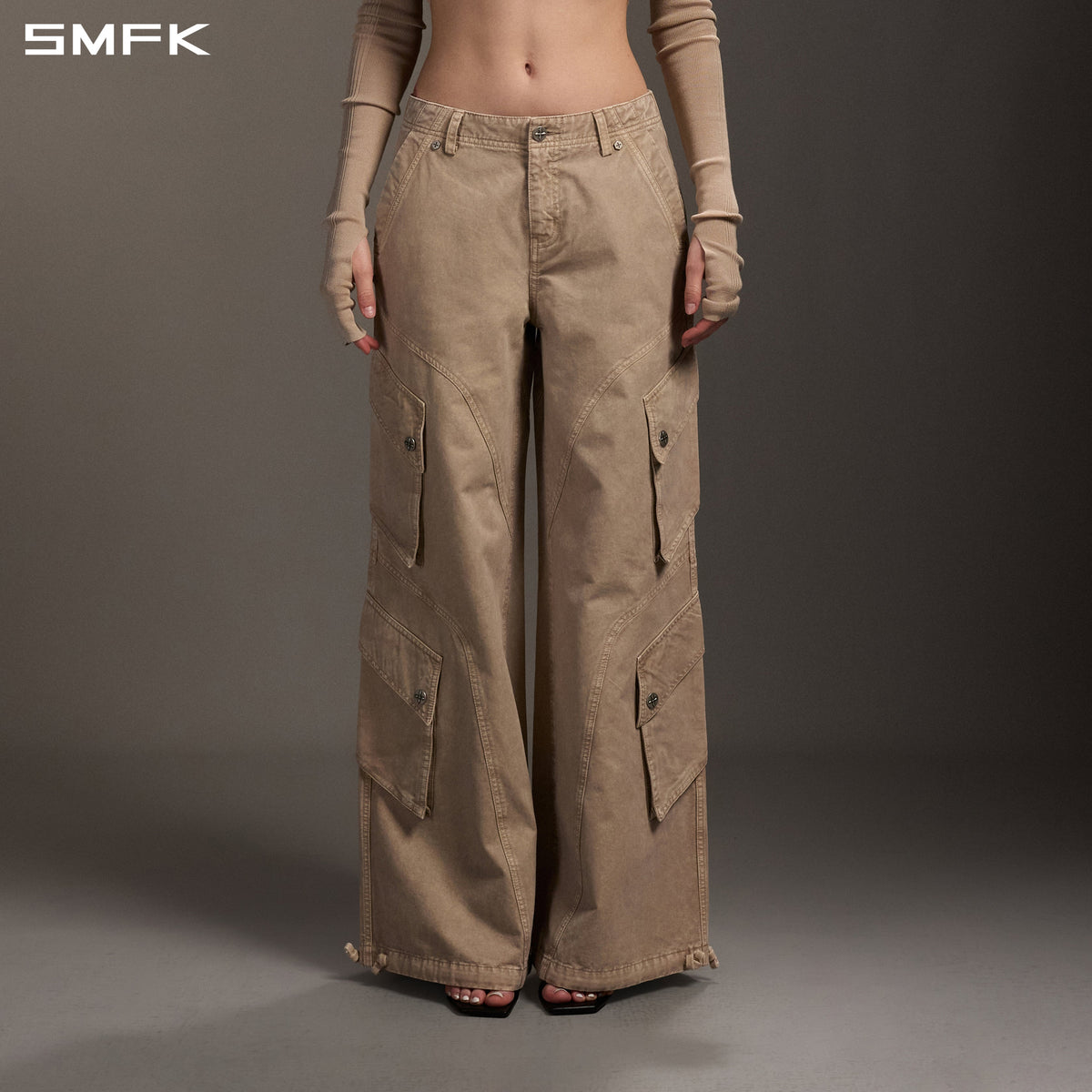 SMFK Mirage Vanish Loose Cargo Garment Dye Fresh Skin