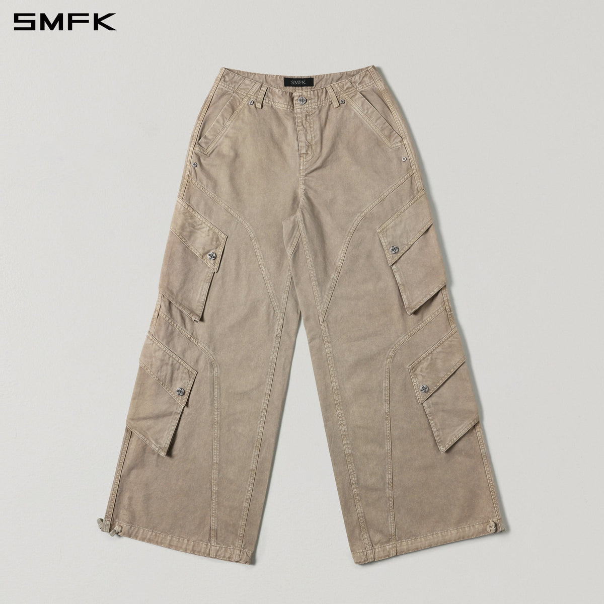 SMFK Mirage Vanish Loose Cargo Garment Dye Fresh Skin