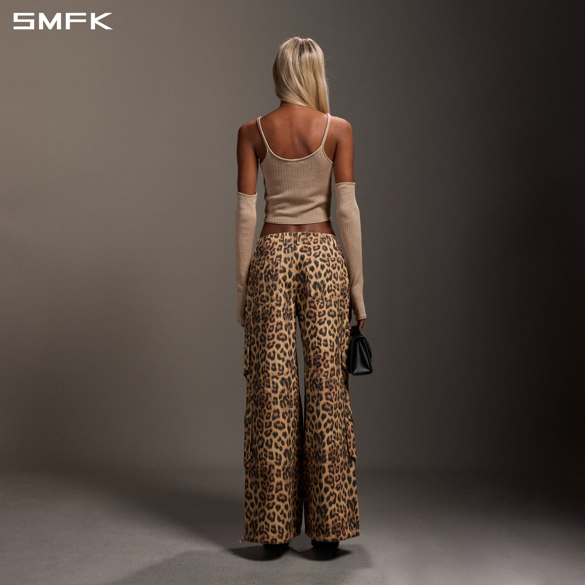SMFK Mirage Vanish Loose Cargo Garment Dye Leopard Camo