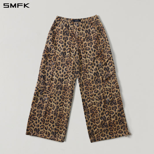 SMFK Mirage Vanish Loose Cargo Garment Dye Leopard Camo