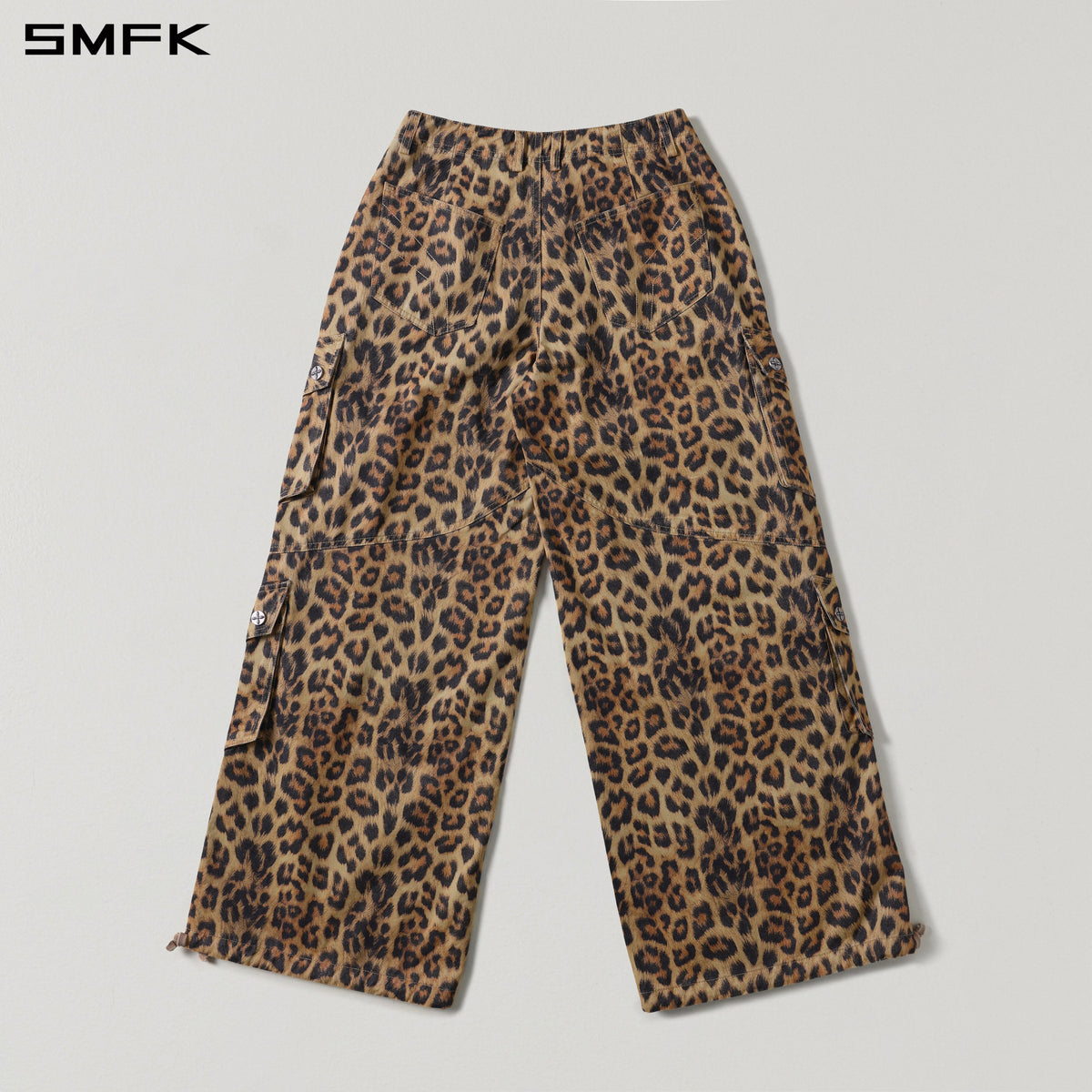 SMFK Mirage Vanish Loose Cargo Garment Dye Leopard Camo