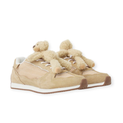 13DE MARZO Logo Retro Runner Shoes Khaki