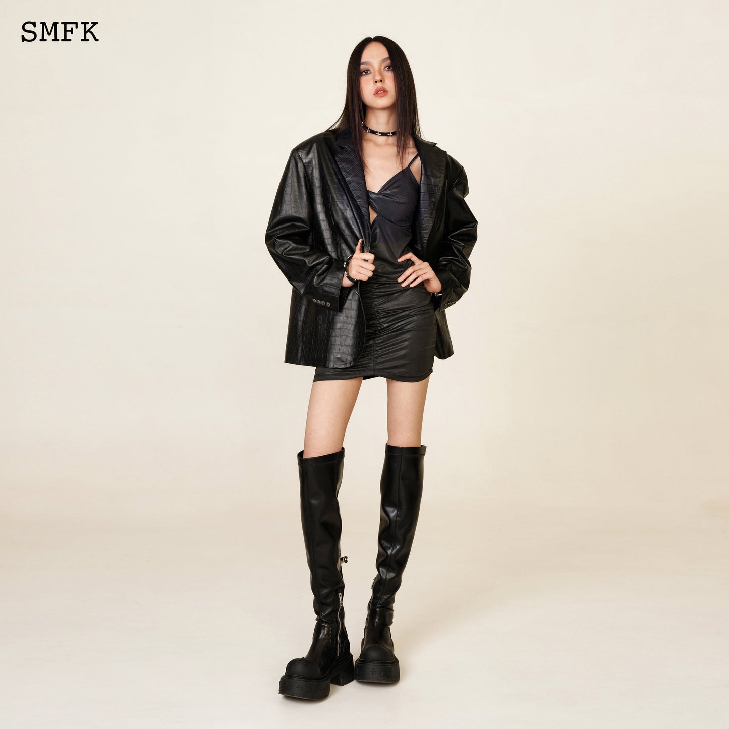 SMFK Compass Rider High Boots In Black