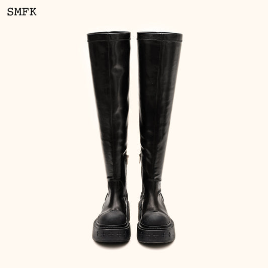 SMFK Compass Rider High Boots In Black