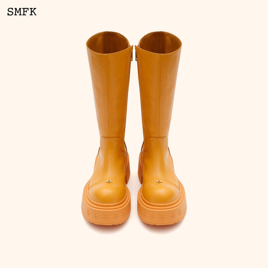 SMFK Compass Wild Medium Riding Boots In Ginger
