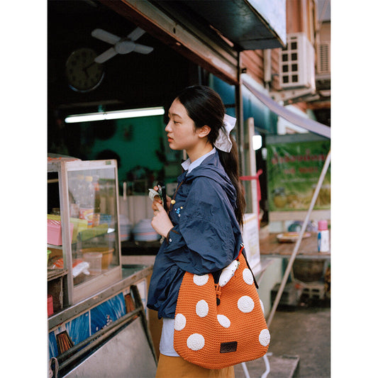 Tagi. Dots Woven Bag