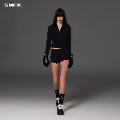SMFK Focus Od Slim Hoodie E-Nylon Wild Black