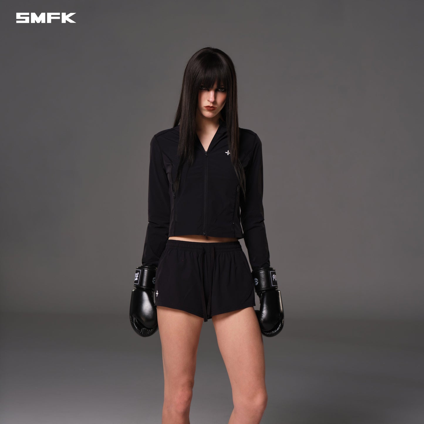 SMFK Focus Od Slim Hoodie E-Nylon Wild Black