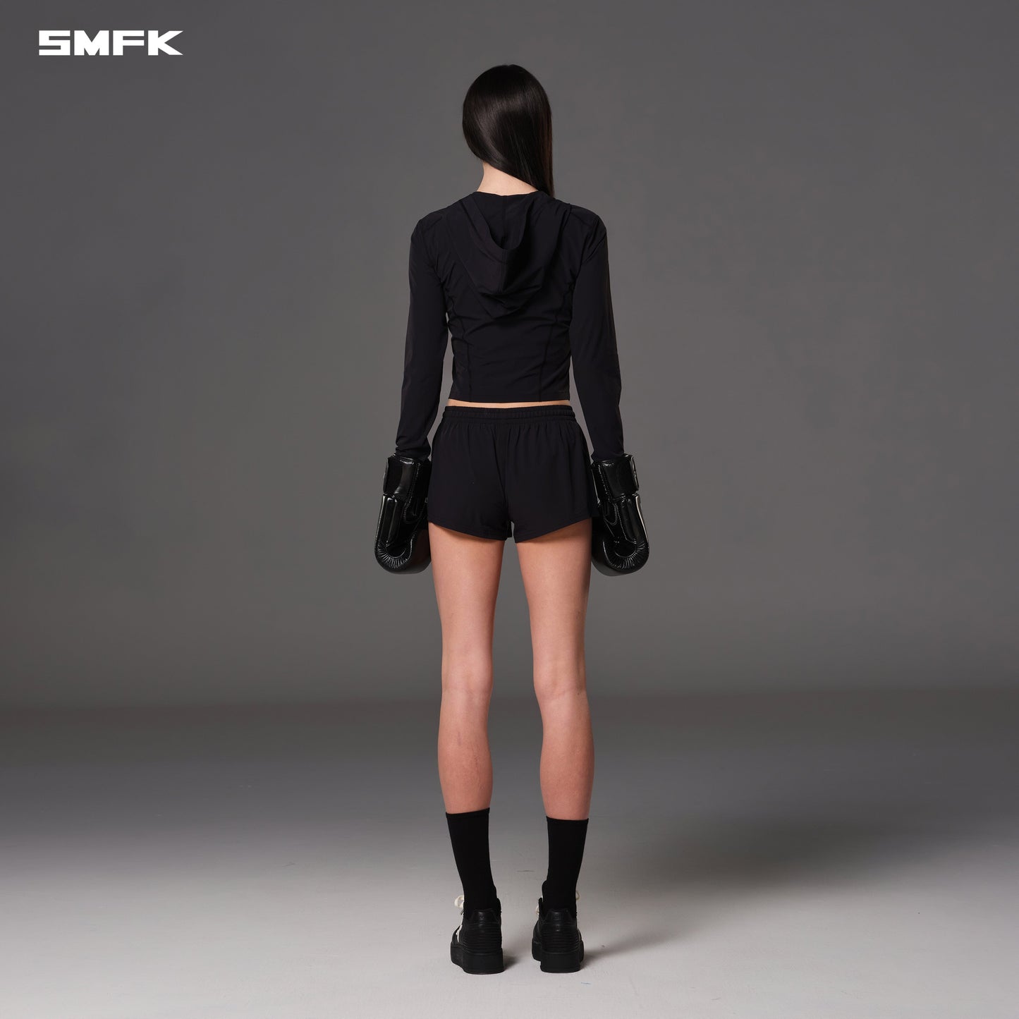 SMFK Focus Od Slim Hoodie E-Nylon Wild Black