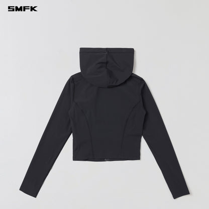 SMFK Focus Od Slim Hoodie E-Nylon Wild Black