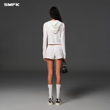 SMFK Focus Od Slim Hoodie E-Nylon Cloud White