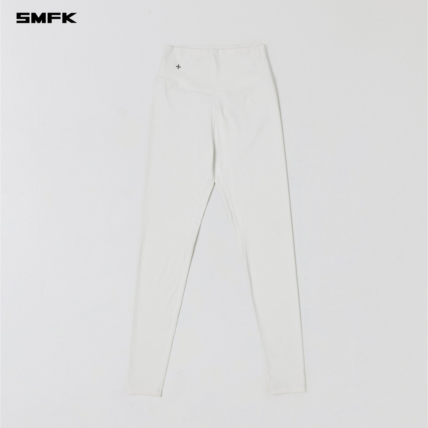 SMFK Focus Gym Taper Pants Lycra Nylon Cloud White