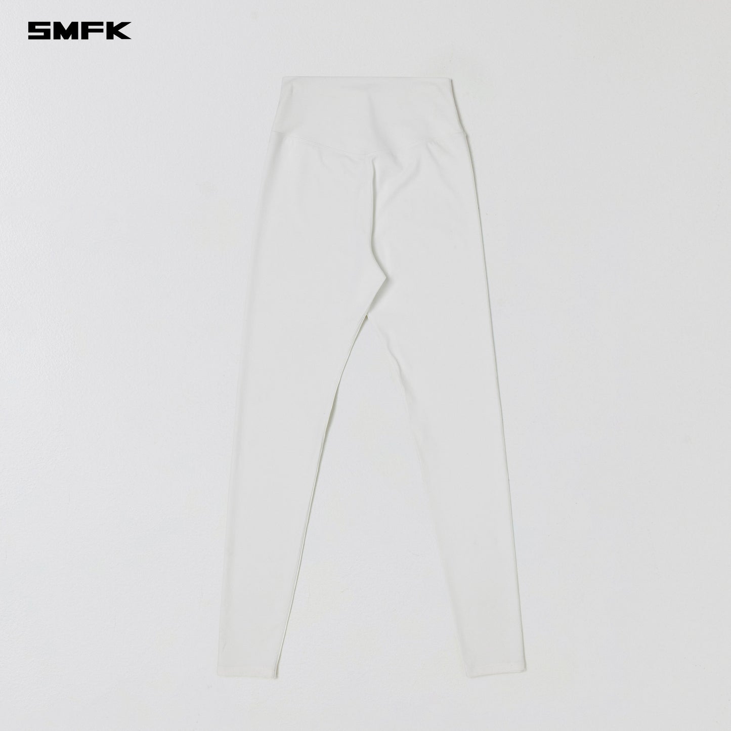SMFK Focus Gym Taper Pants Lycra Nylon Cloud White