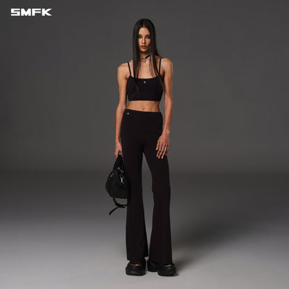 SMFK Focus Gym Mermaid Pants Lycra Nylon Wild Black