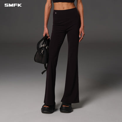 SMFK Focus Gym Mermaid Pants Lycra Nylon Wild Black