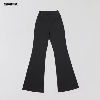 SMFK Focus Gym Mermaid Pants Lycra Nylon Wild Black