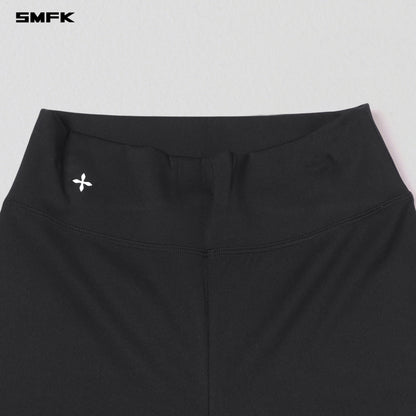 SMFK Focus Gym Mermaid Pants Lycra Nylon Wild Black