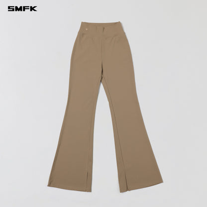SMFK Focus Gym Mermaid Pants Lycra Nylon Wild Brown