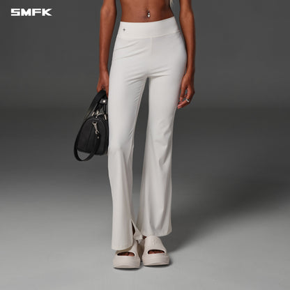 SMFK Focus Gym Mermaid Pants Lycra Nylon Cloud White