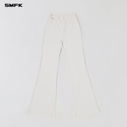 SMFK Focus Gym Mermaid Pants Lycra Nylon Cloud White