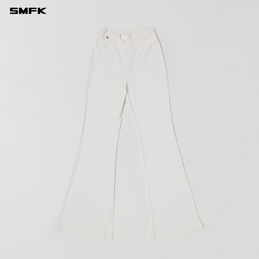 SMFK Focus Gym Mermaid Pants Lycra Nylon Cloud White
