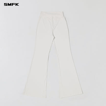 SMFK Focus Gym Mermaid Pants Lycra Nylon Cloud White