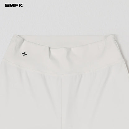 SMFK Focus Gym Mermaid Pants Lycra Nylon Cloud White