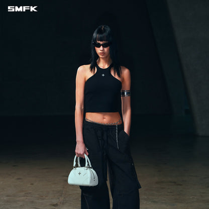 SMFK Poise X-Neck Tank / Cotton Wild Black